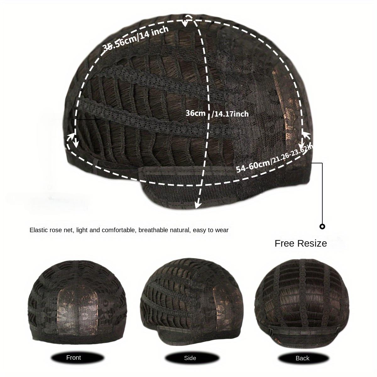 European Beautiful Woman Water Ripple Short Curly Hair with Bangs | Brown Gradual Change Chemical Fiber Wig Headgear, High Temperature Material, Universal Size