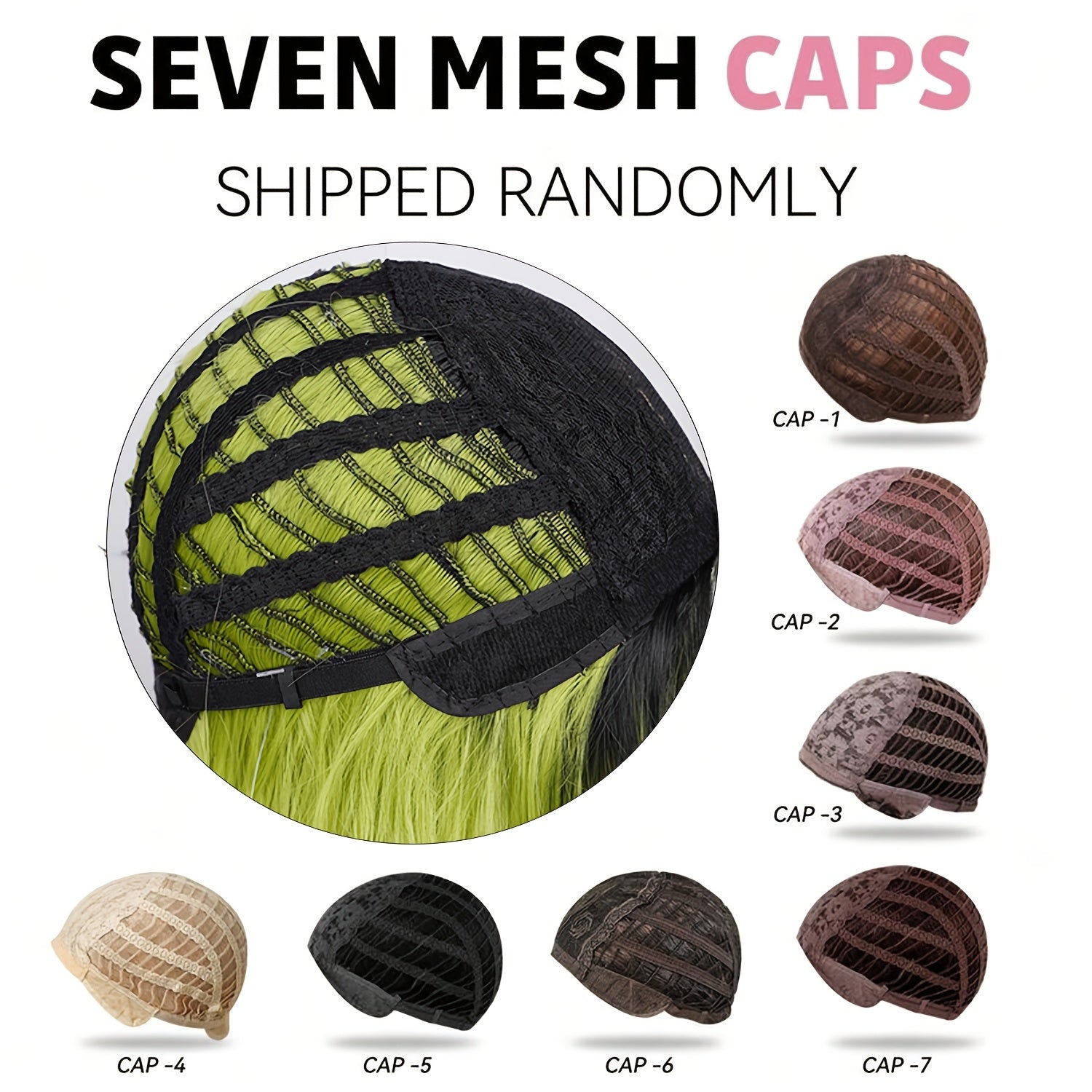 14-Inch Green Wig with Dark Roots, Featuring an Ombre Effect. This Short, Curly, Wavy Wig Has a Middle Part And Is Made from Heat-Resistant Synthetic Hair, Perfect for Daily Wear, Cosplay, Or Parties